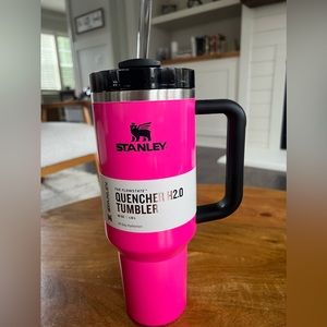 Stanley Neon Electric Pink 40oz Tumbler NWT